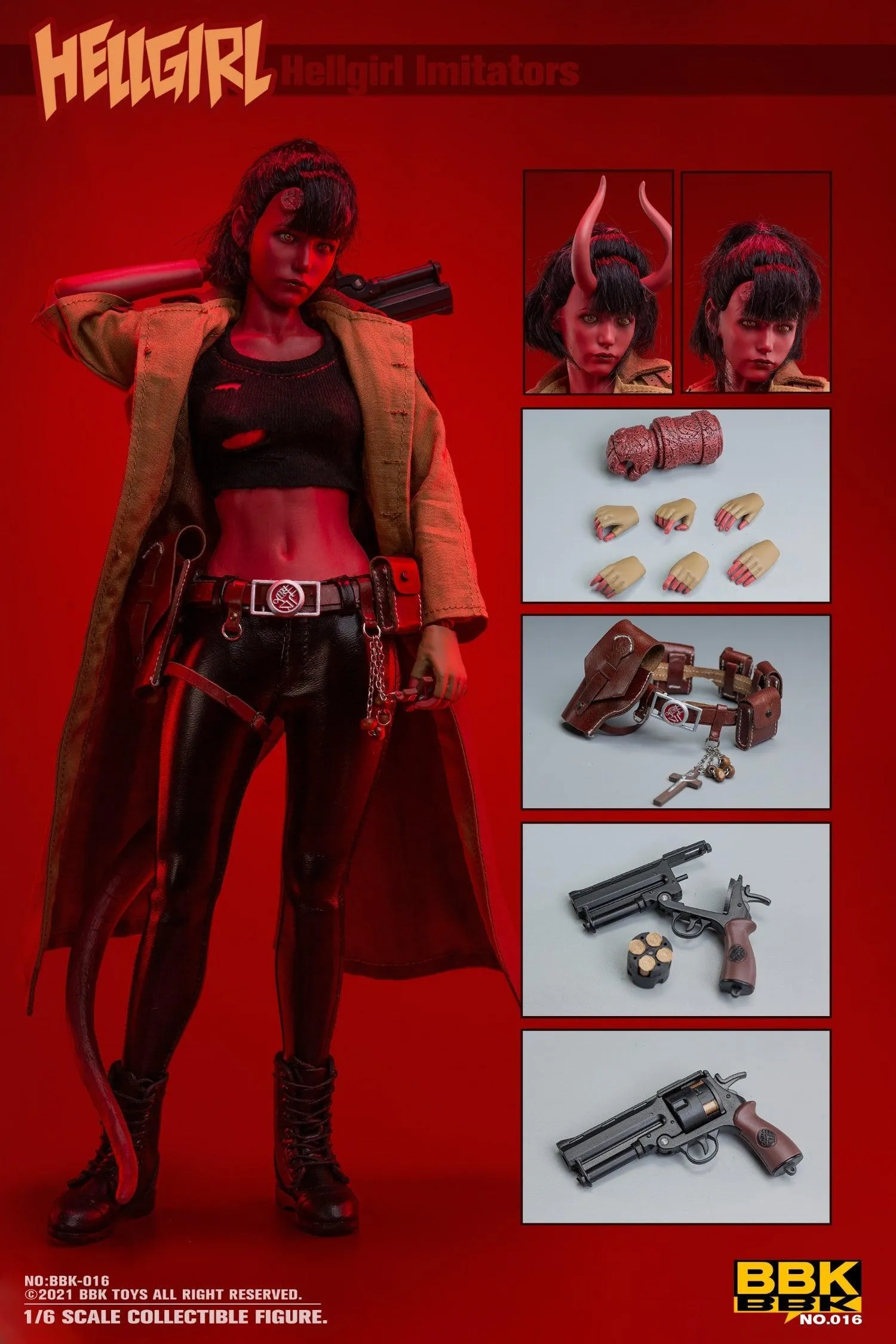 1:6 Hellgirl Imitators Action Figure