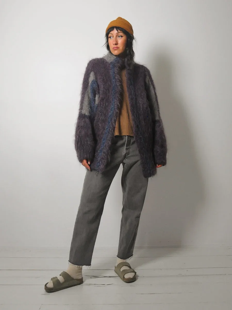 1980's Mohair Cardigan Coat