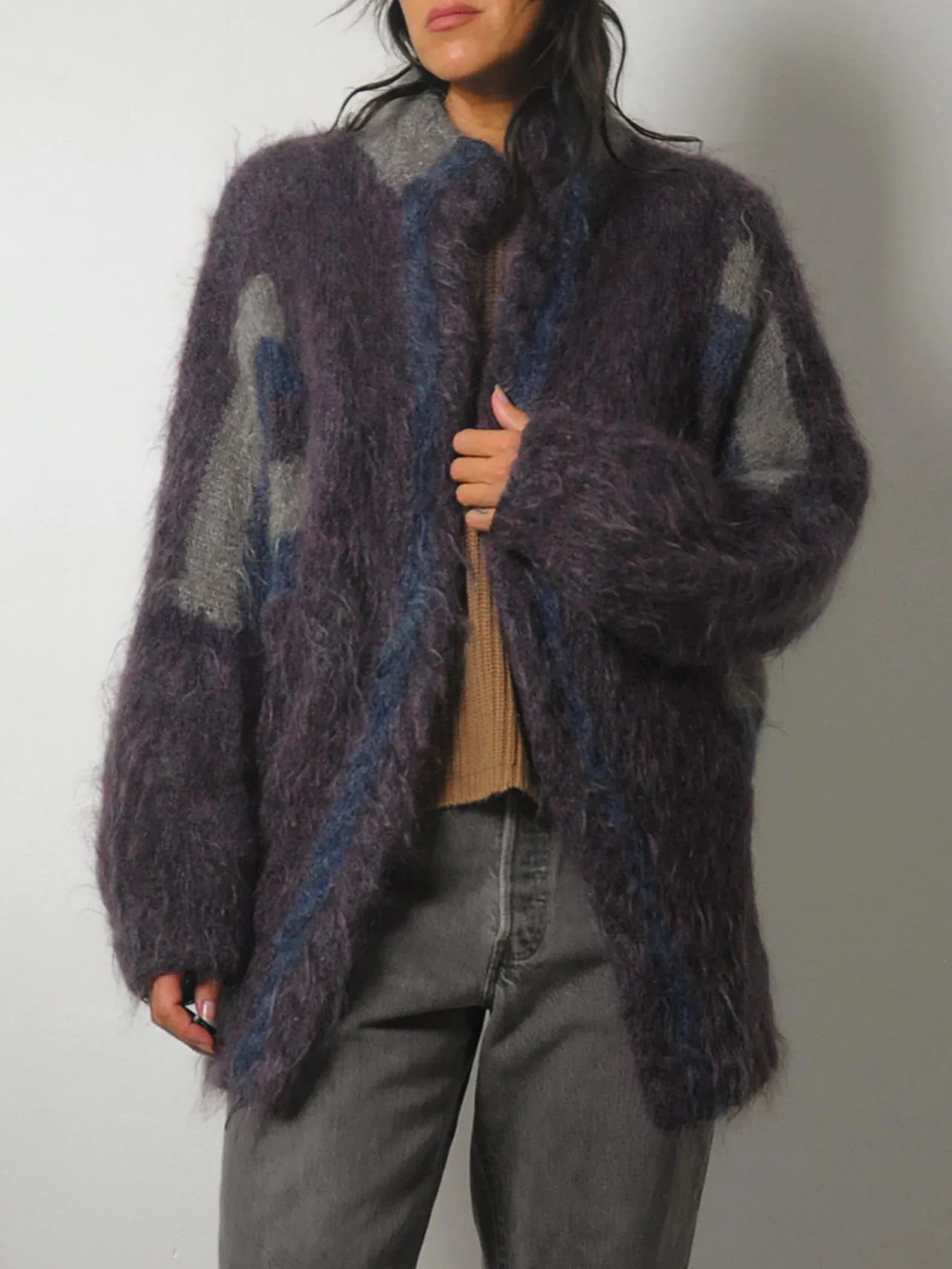 1980's Mohair Cardigan Coat