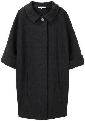 3/4 Sleeve Cape Coat