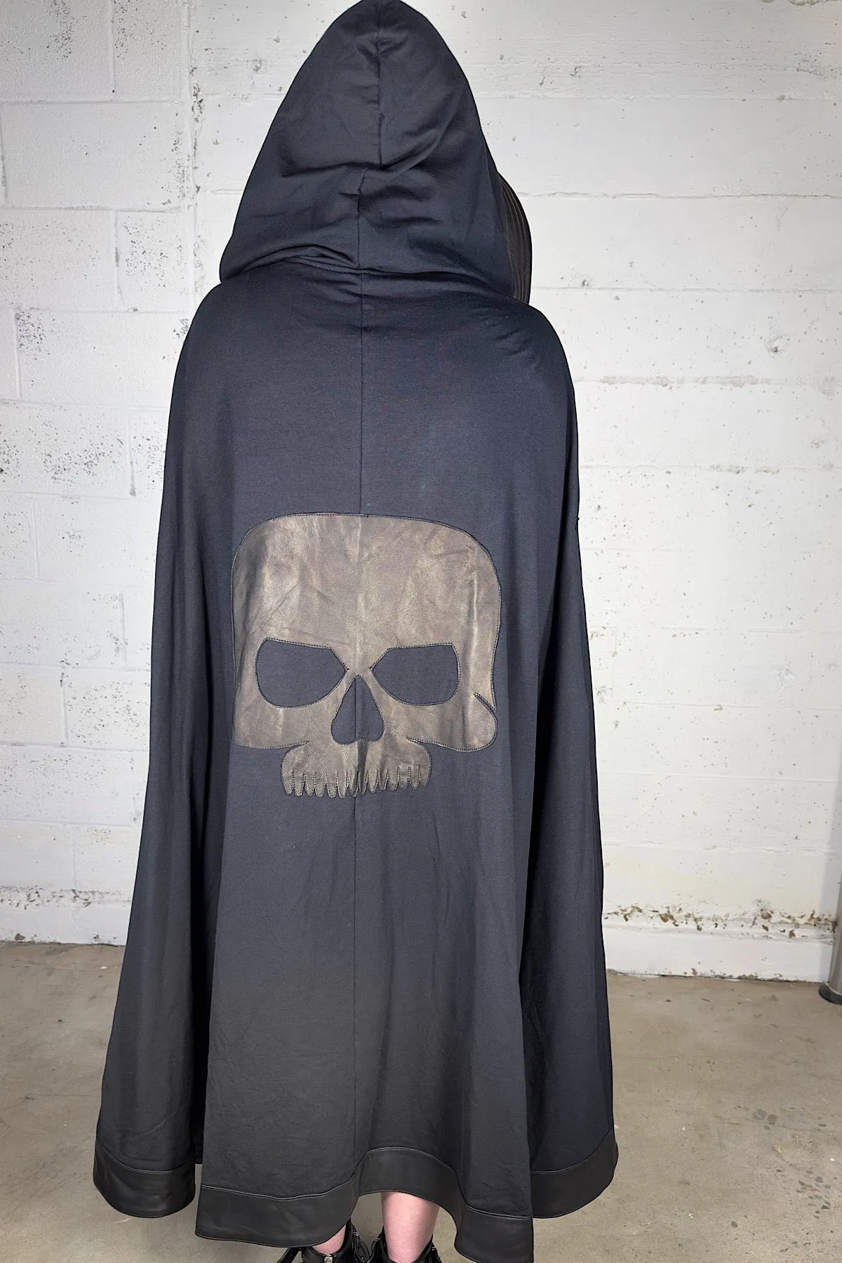 5D x Eyecon Skull Cape - cotton/leather