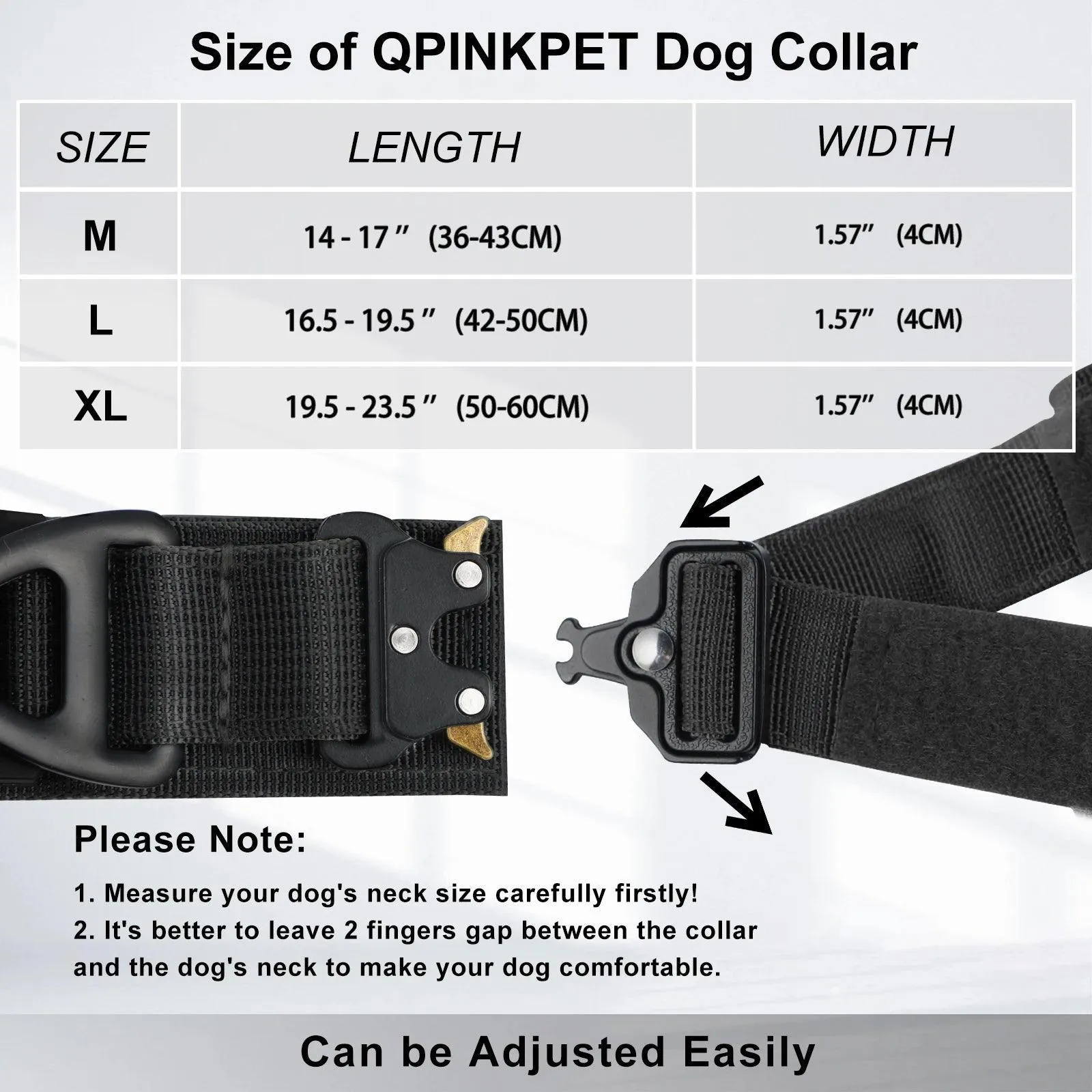 AirTag Tactical Dog Collar with Handle: Enhanced Security & Comfort