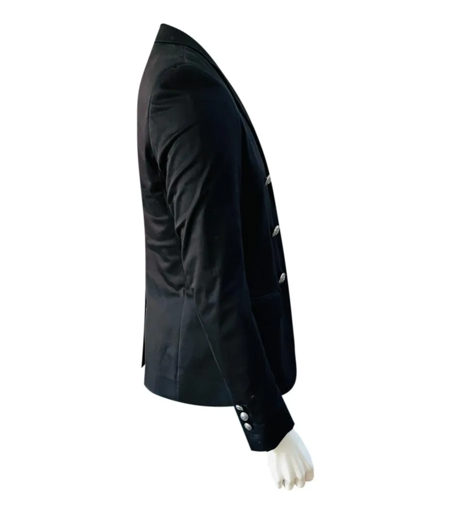 Balmain Cotton Blazer. Size 48IT