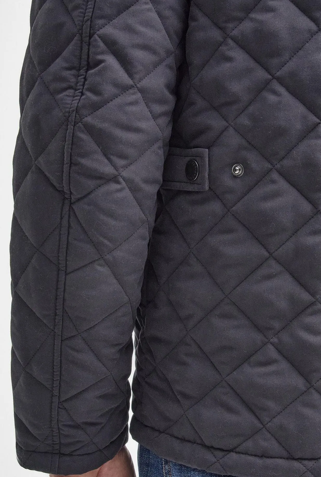 Barbour Quilted jacket-Shoveler-Dark Navy-MQU0784NY91