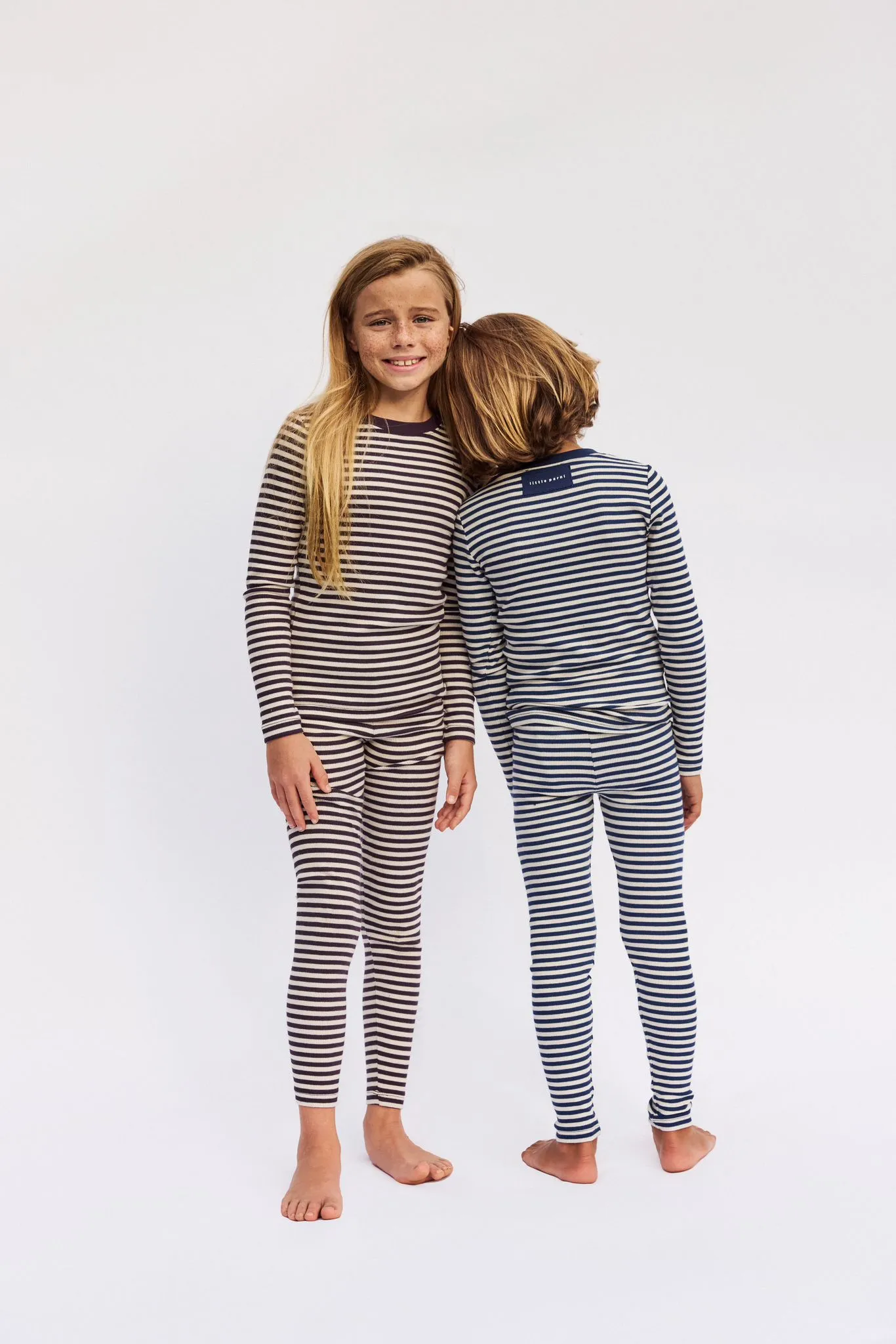 Blue Ivory Stripe Pajamas