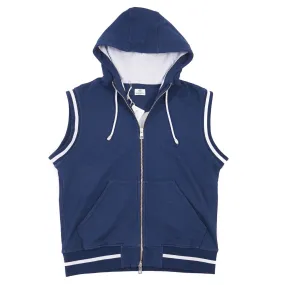 Borrelli Sleeveless Hooded Sweatshirt-Vest