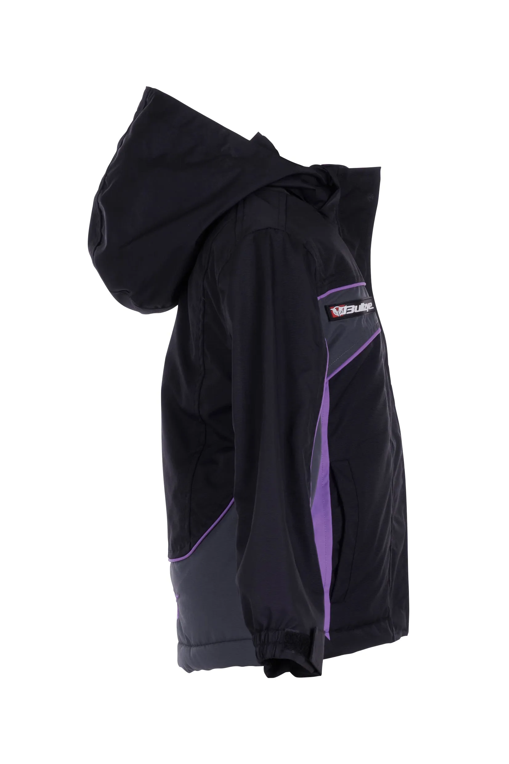 Bullzye Girls Carla Jacket - Black/Purple - B3W5709057