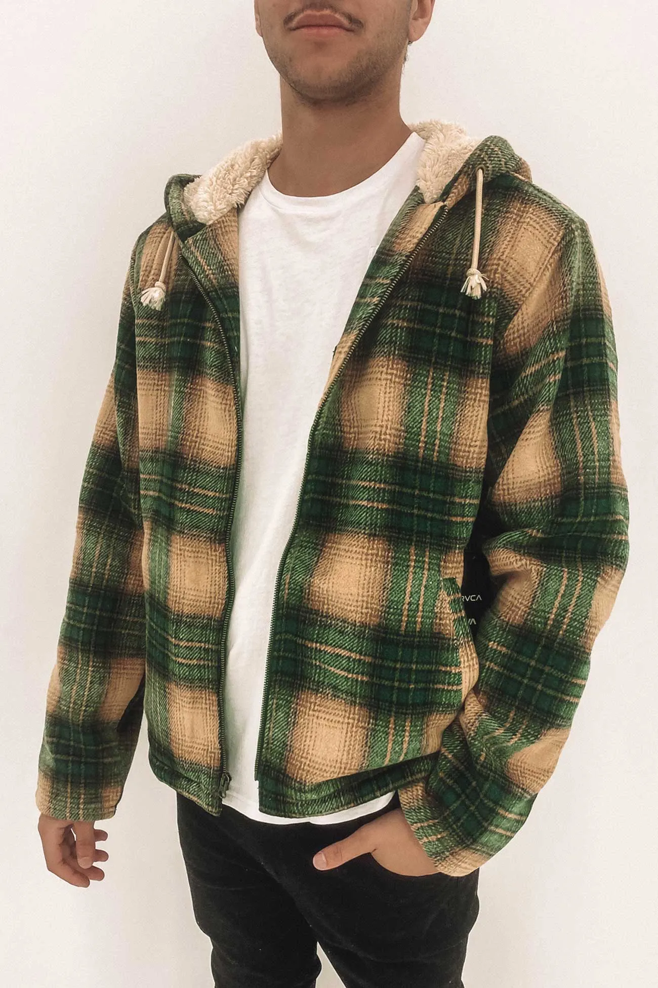 Cali Plaid Jacket Forest