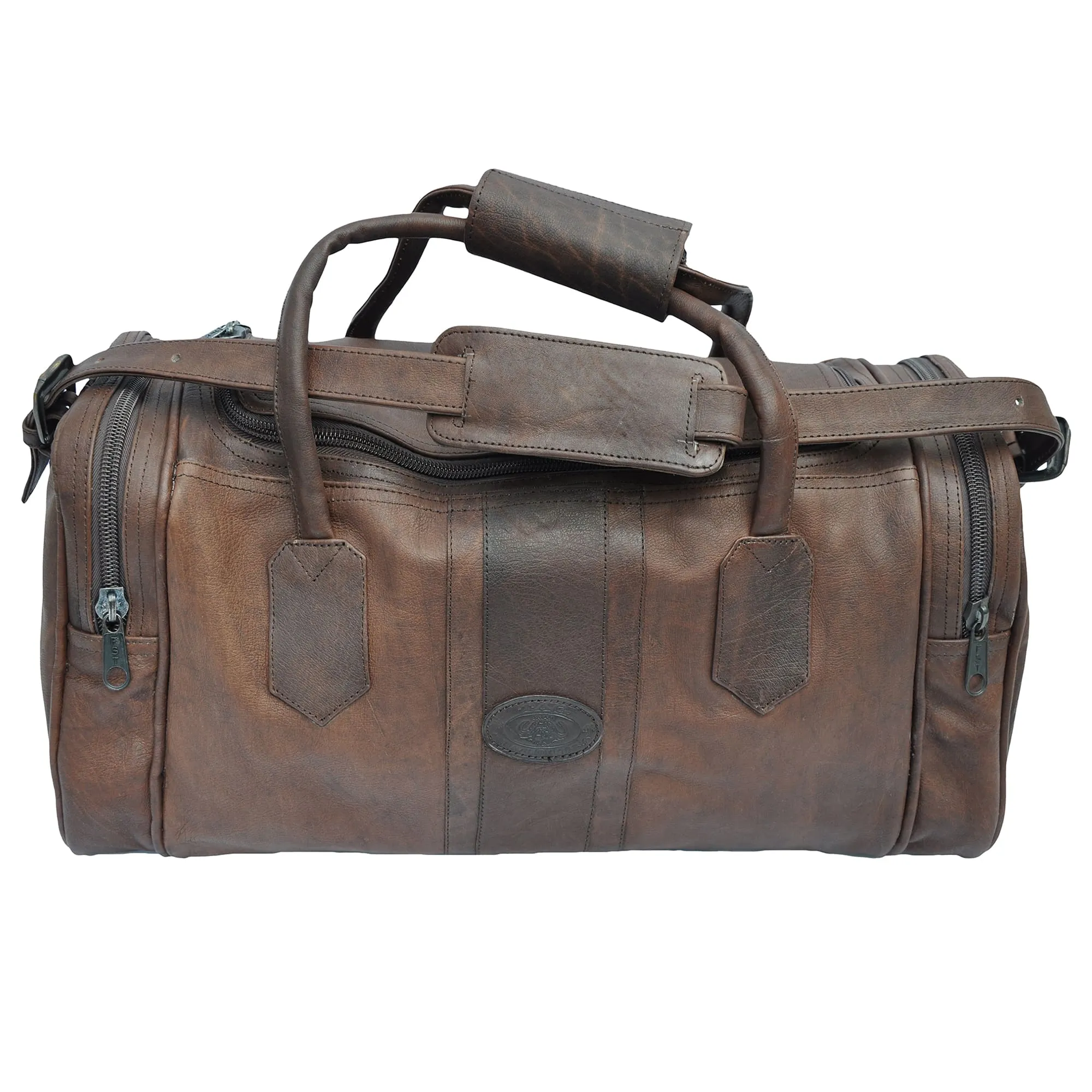 Cape Buffalo Game Skin Duffle Bag - Brown