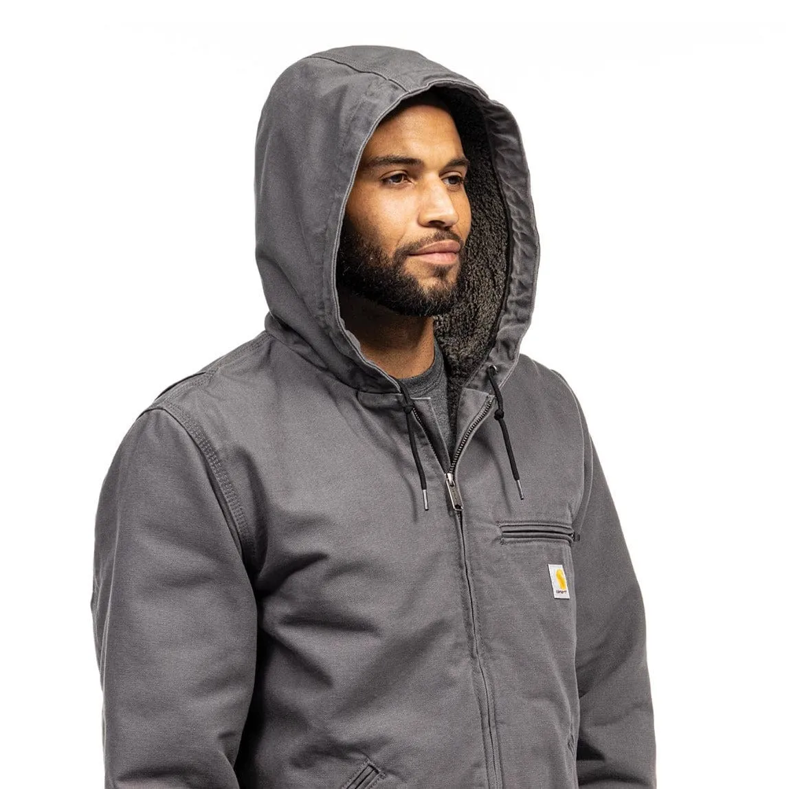 Carhartt Relaxed Fit Washed Duck Sherpa-Lined Jacket