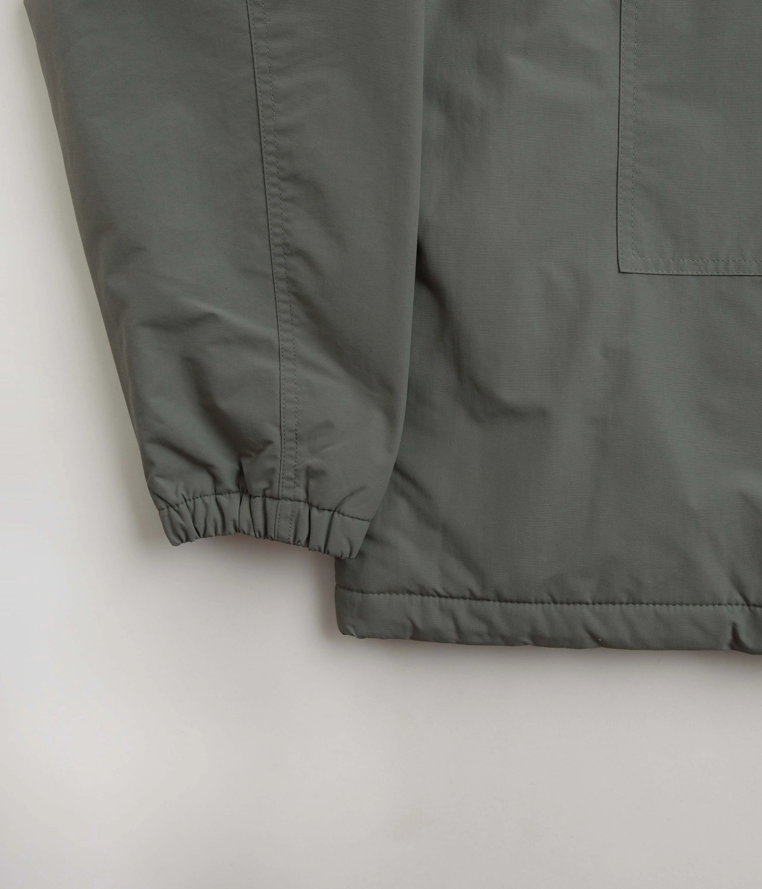 Carhartt Windbreaker Pullover Jacket - Smoke Green / Black