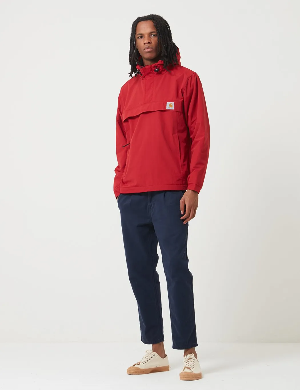 Carhartt-WIP Nimbus Half-Zip Jacket (Fleece Lined) - Blast Red