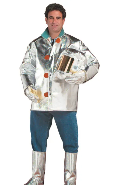 Chicago Protective Apparel 600-ABF Aluminized 30” Basofil Ripstop Jacket No Sales Tax