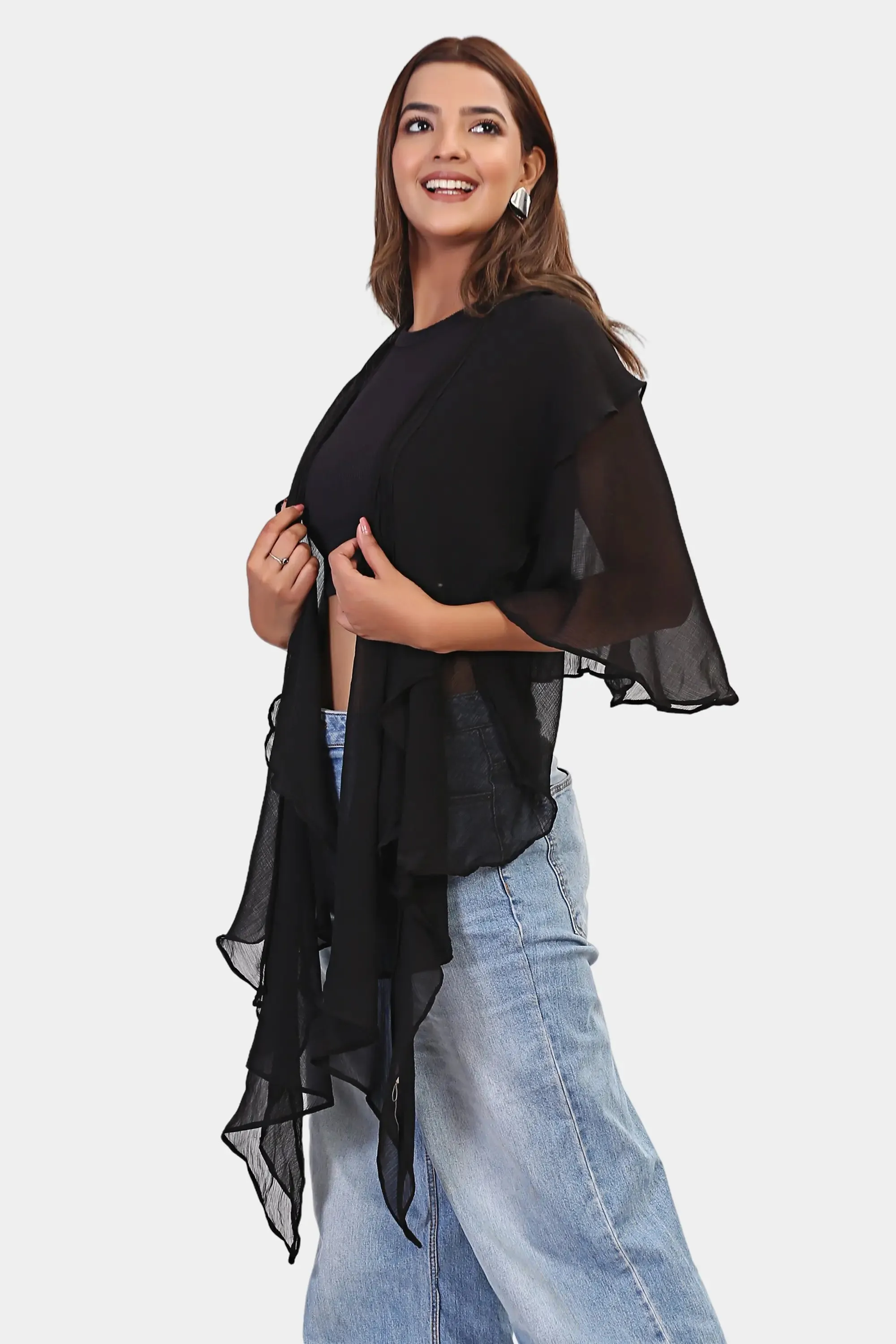 Chiffon Sheer Cardigan Wraps for Women