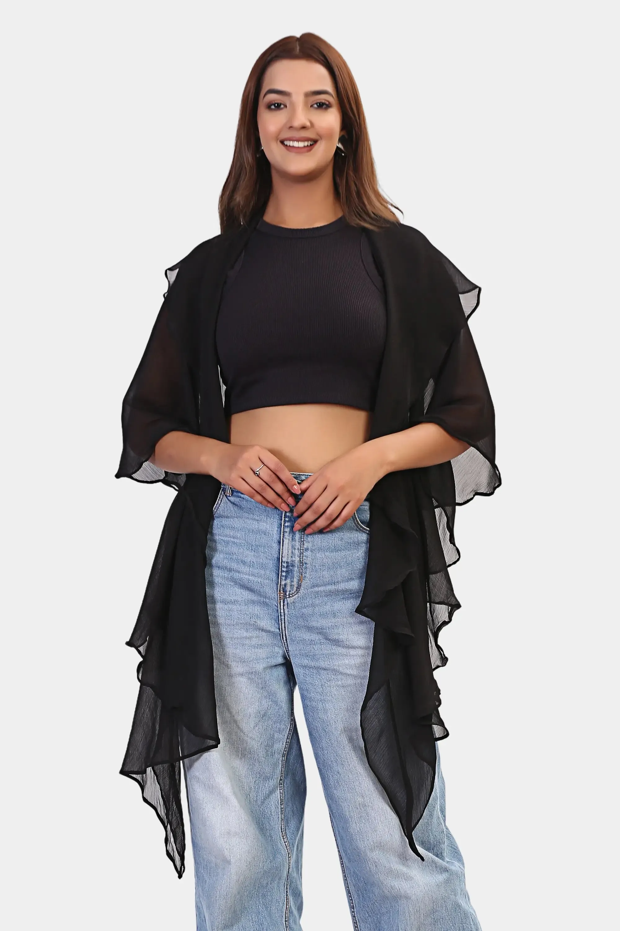 Chiffon Sheer Cardigan Wraps for Women