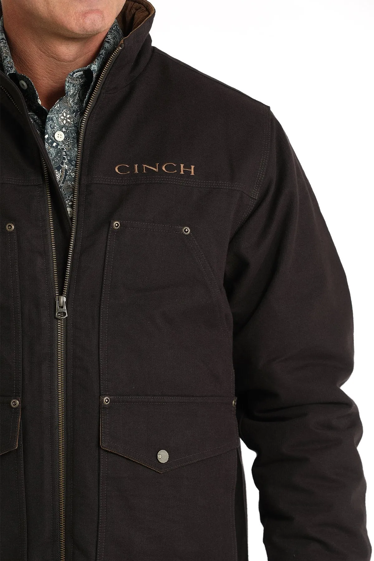 Cinch Concealed Canvas Brown Jacket