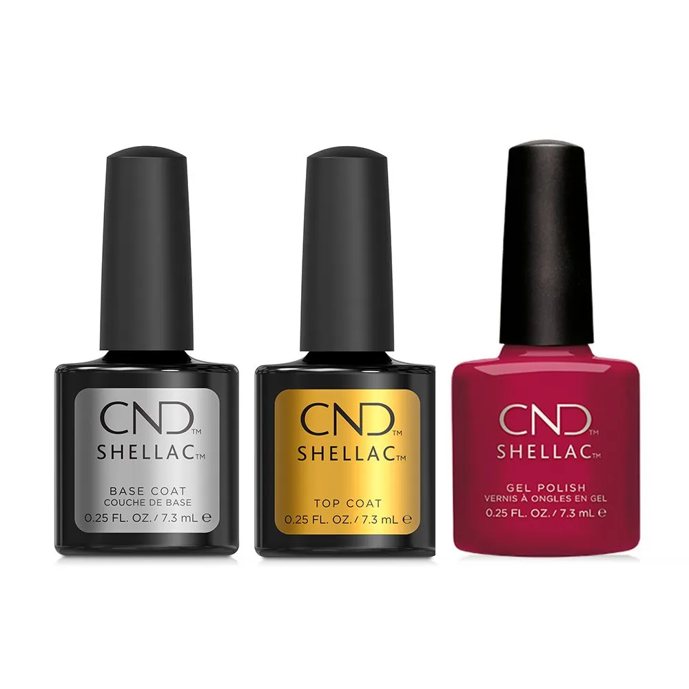 CND - Shellac Combo - Base, Top & Tinted Love