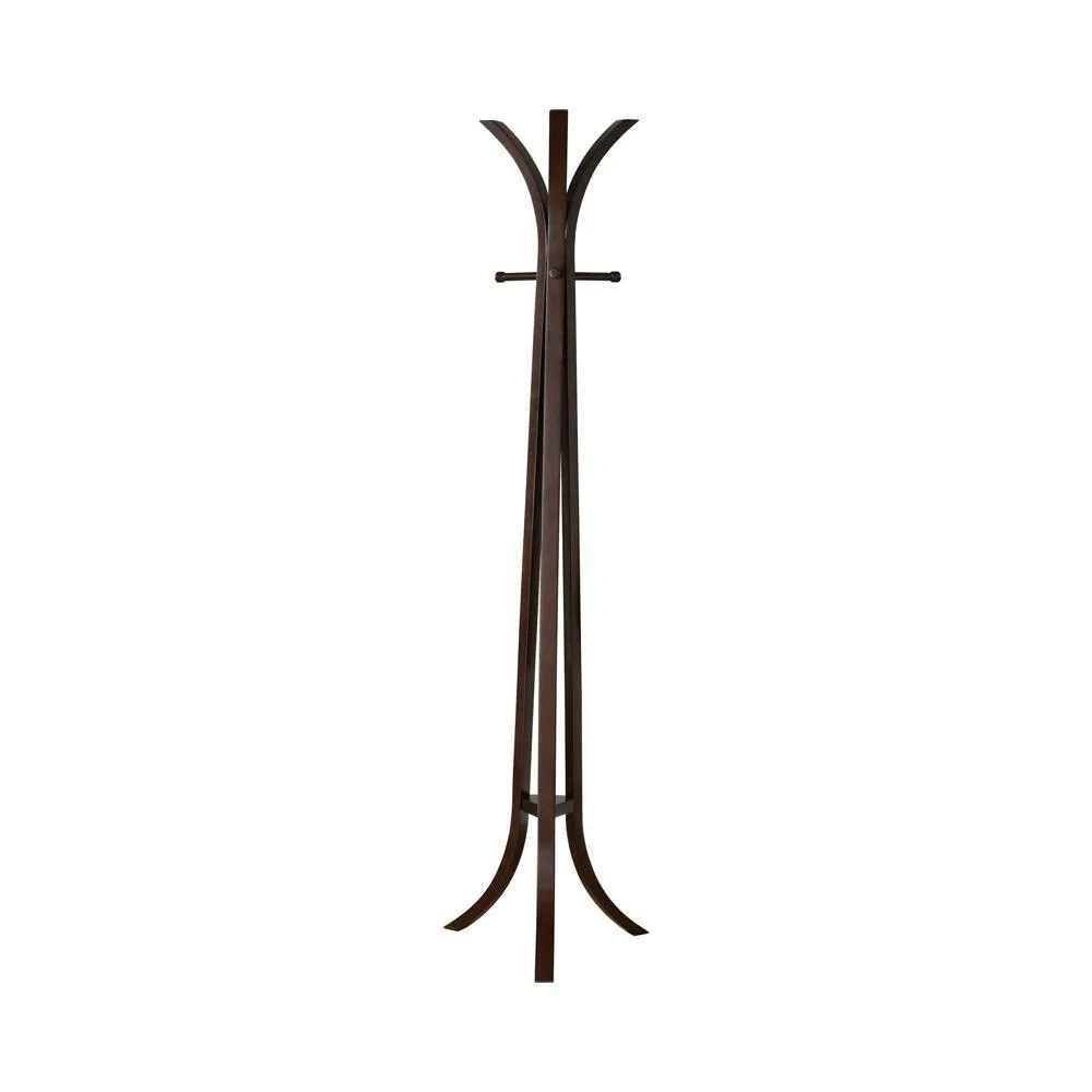 Coat Rack With 6 Hooks Cappuccino