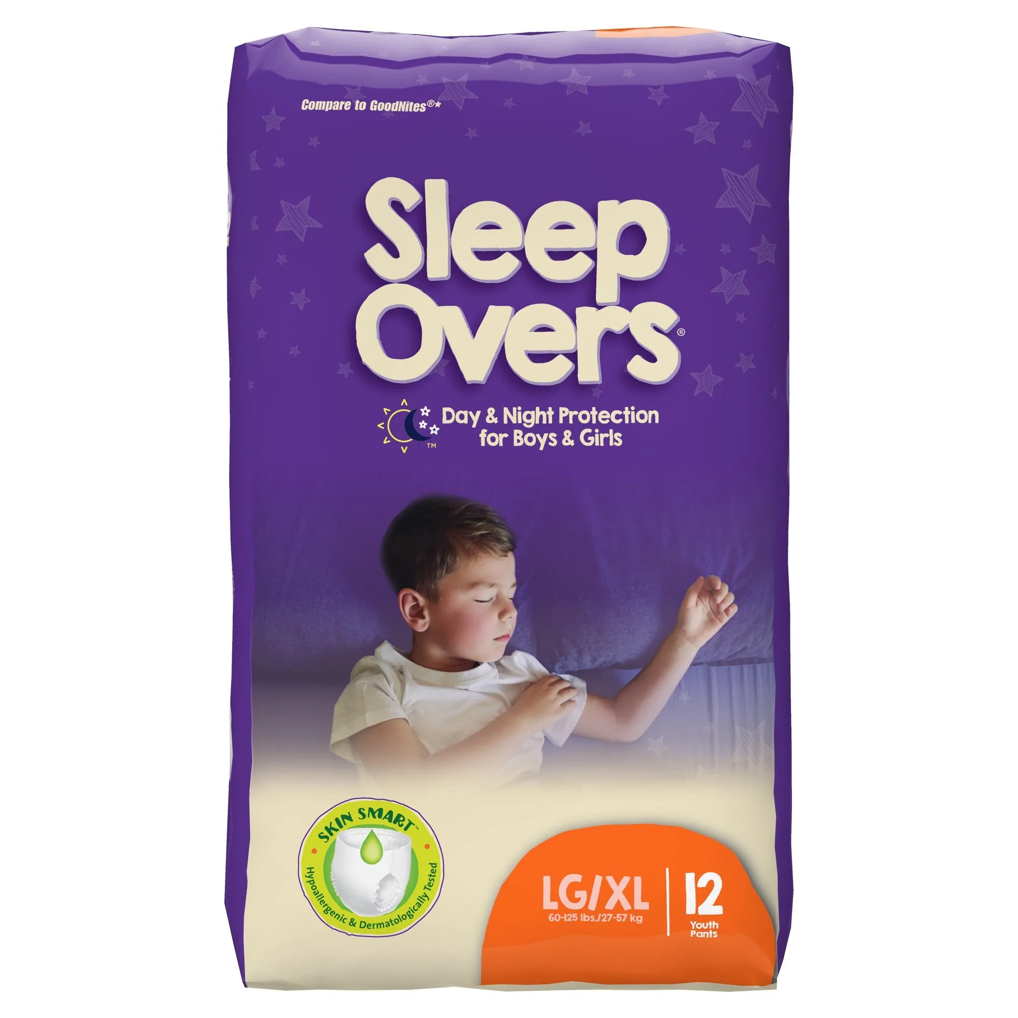 Cuties® Sleep Overs® Absorbent Underwear, Large / Extra Large