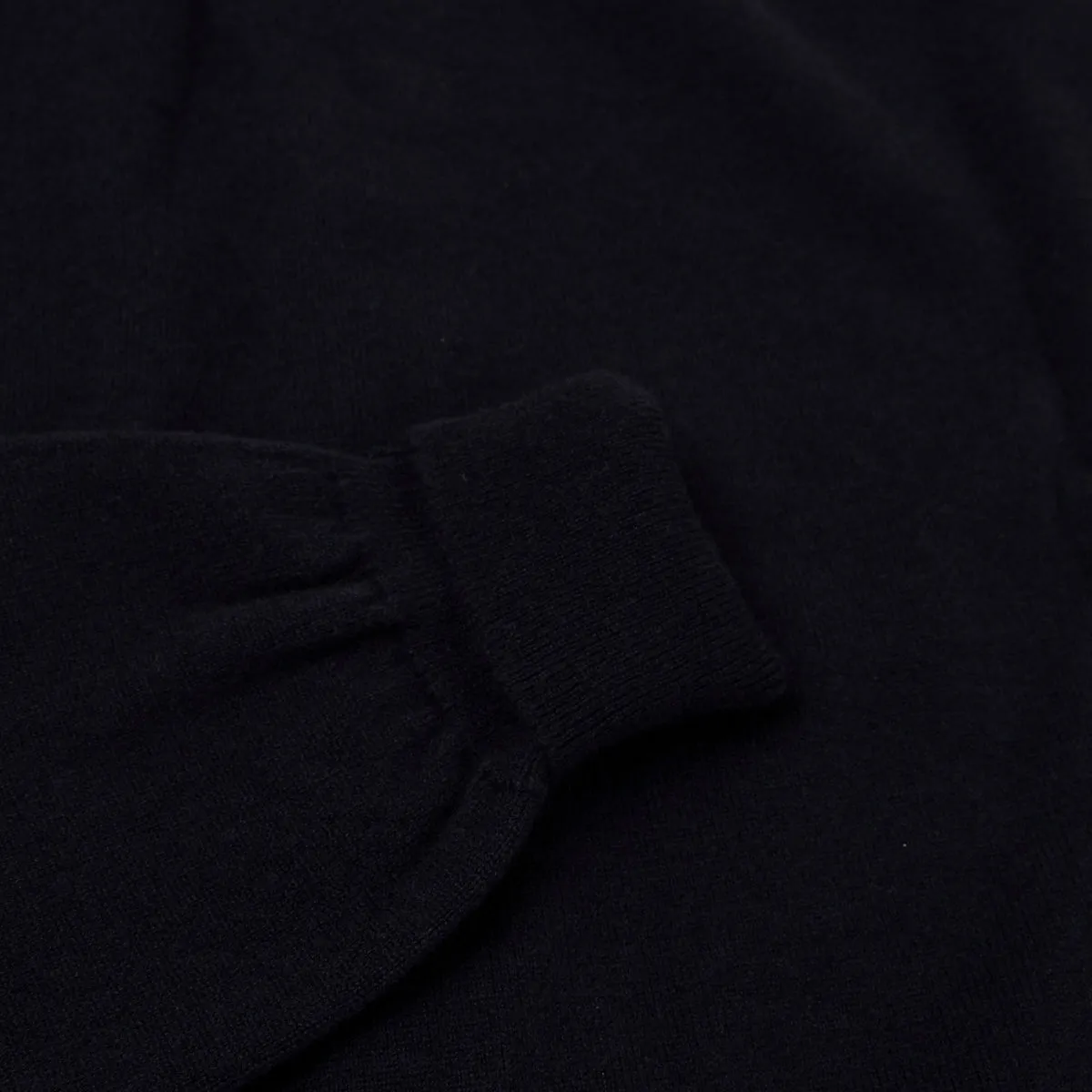 Dark Navy Cawdor 2ply Cashmere Cardigan