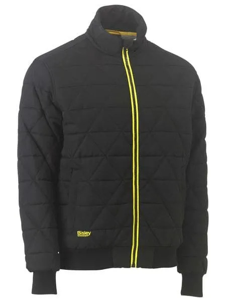 Diamond Quilted Bomber Jacket BJ6976