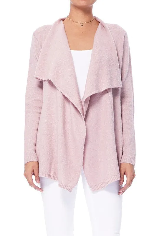 Draped Stylish Cape Sweater Cardigan