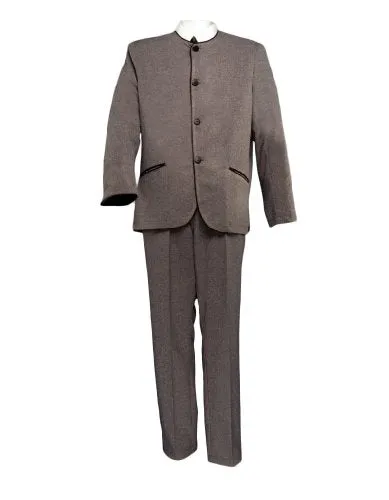 Early Beatles Costume / 1960's Grey Suit Costume