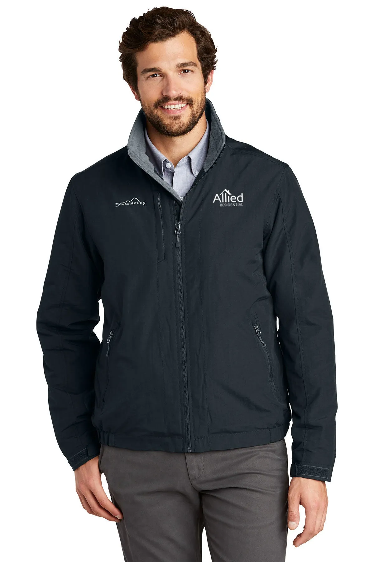 Eddie Bauer Fleece-Lined Jacket, Black [Allied Residential]