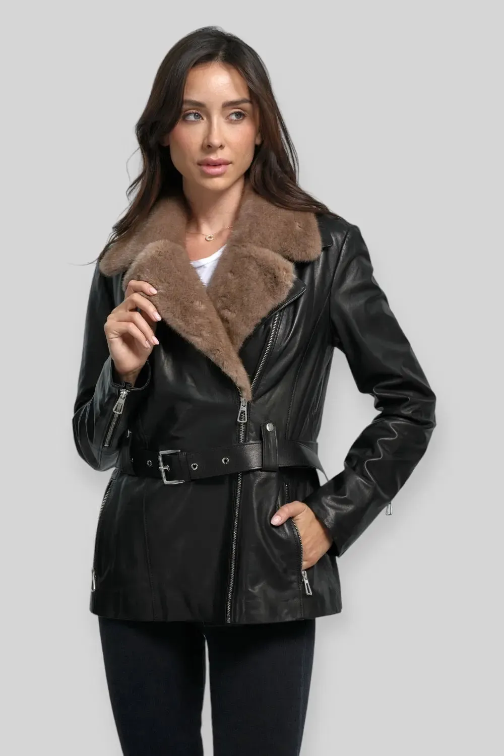 Elda Classic Leather Jacket