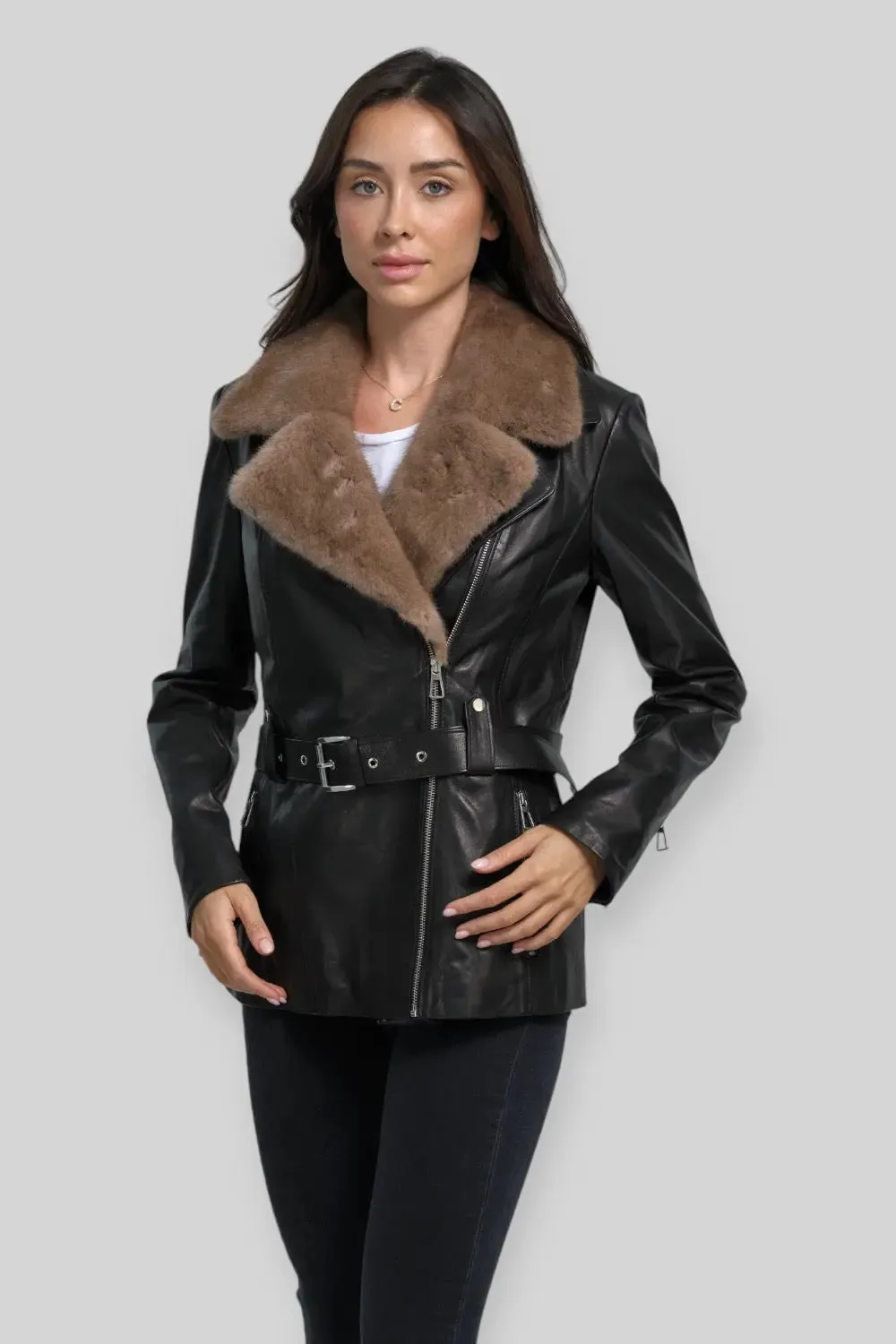 Elda Classic Leather Jacket