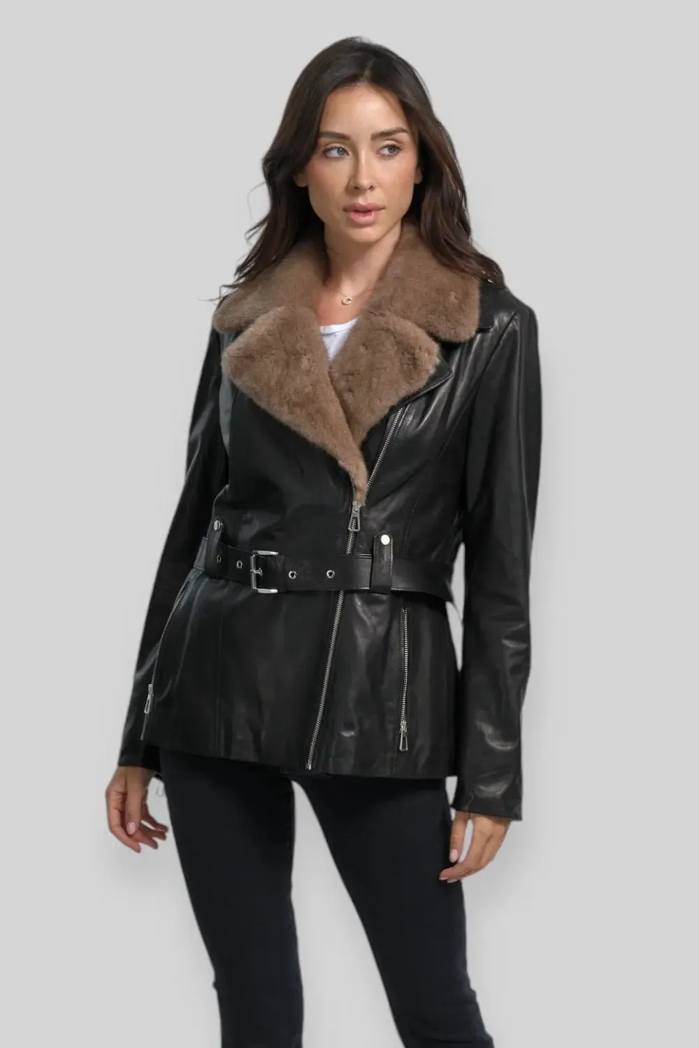 Elda Classic Leather Jacket