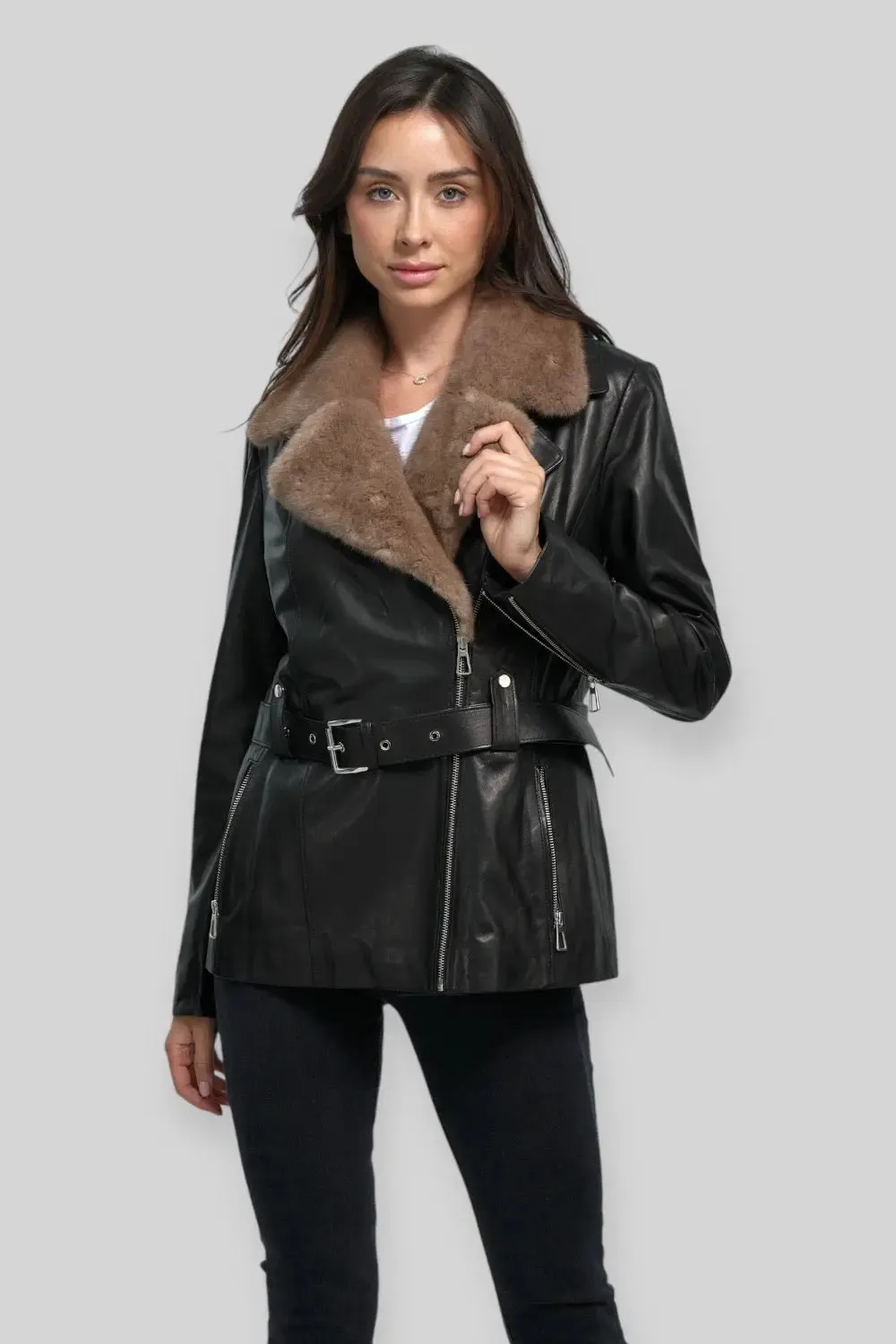 Elda Classic Leather Jacket