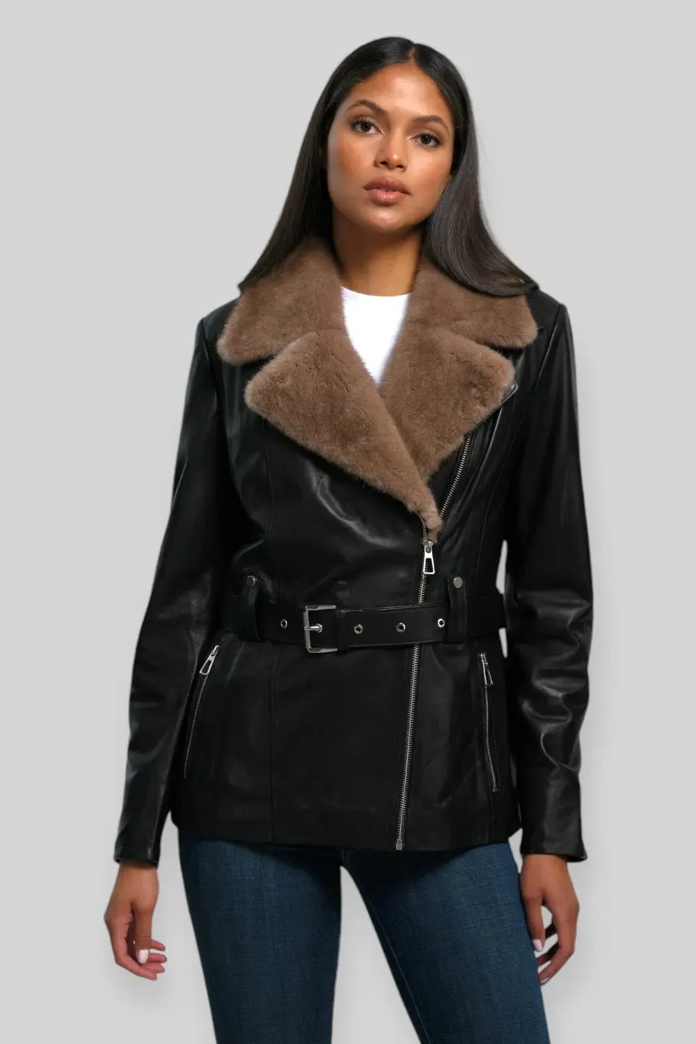 Elda Classic Leather Jacket