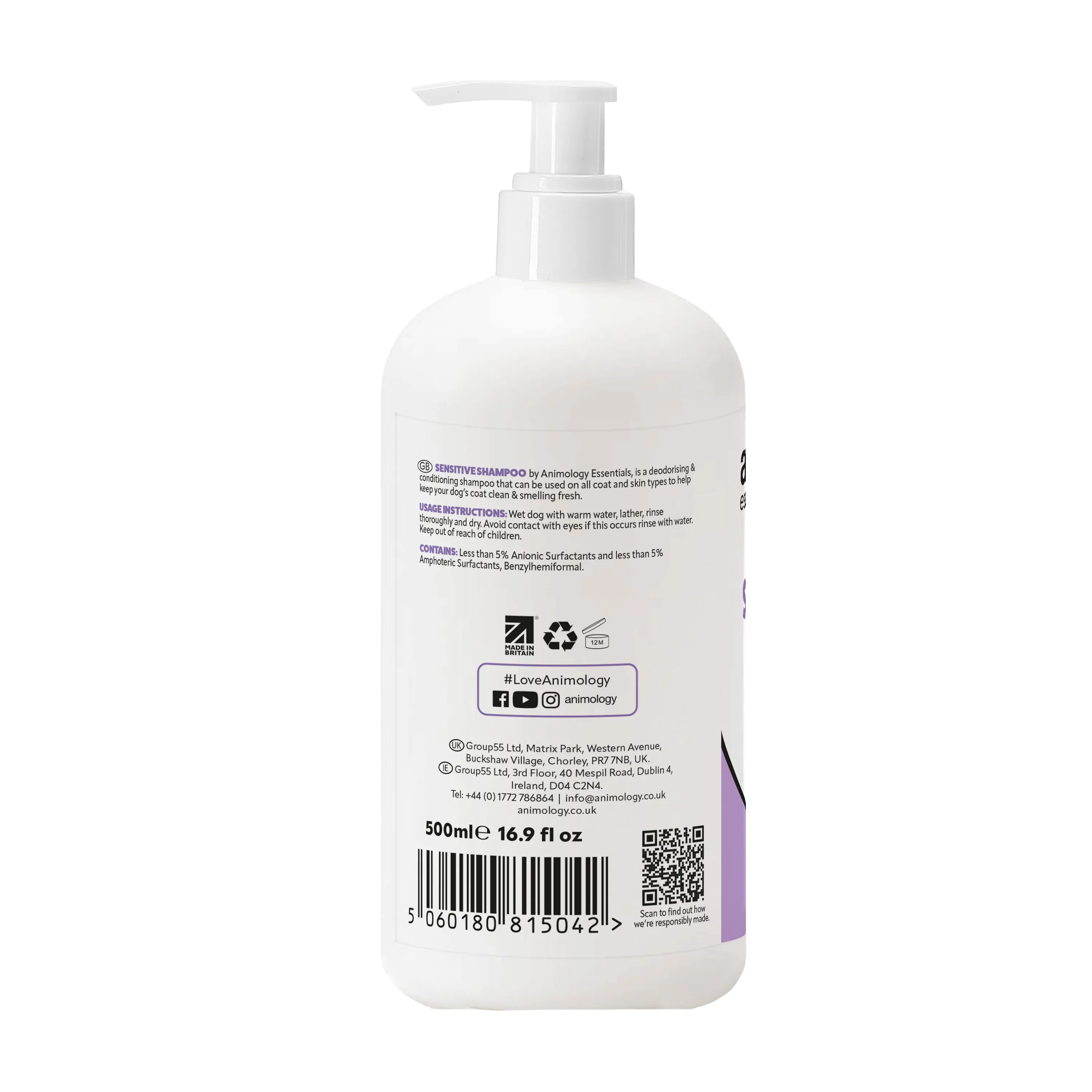 Essentials Sensitive Shampoo 500ml