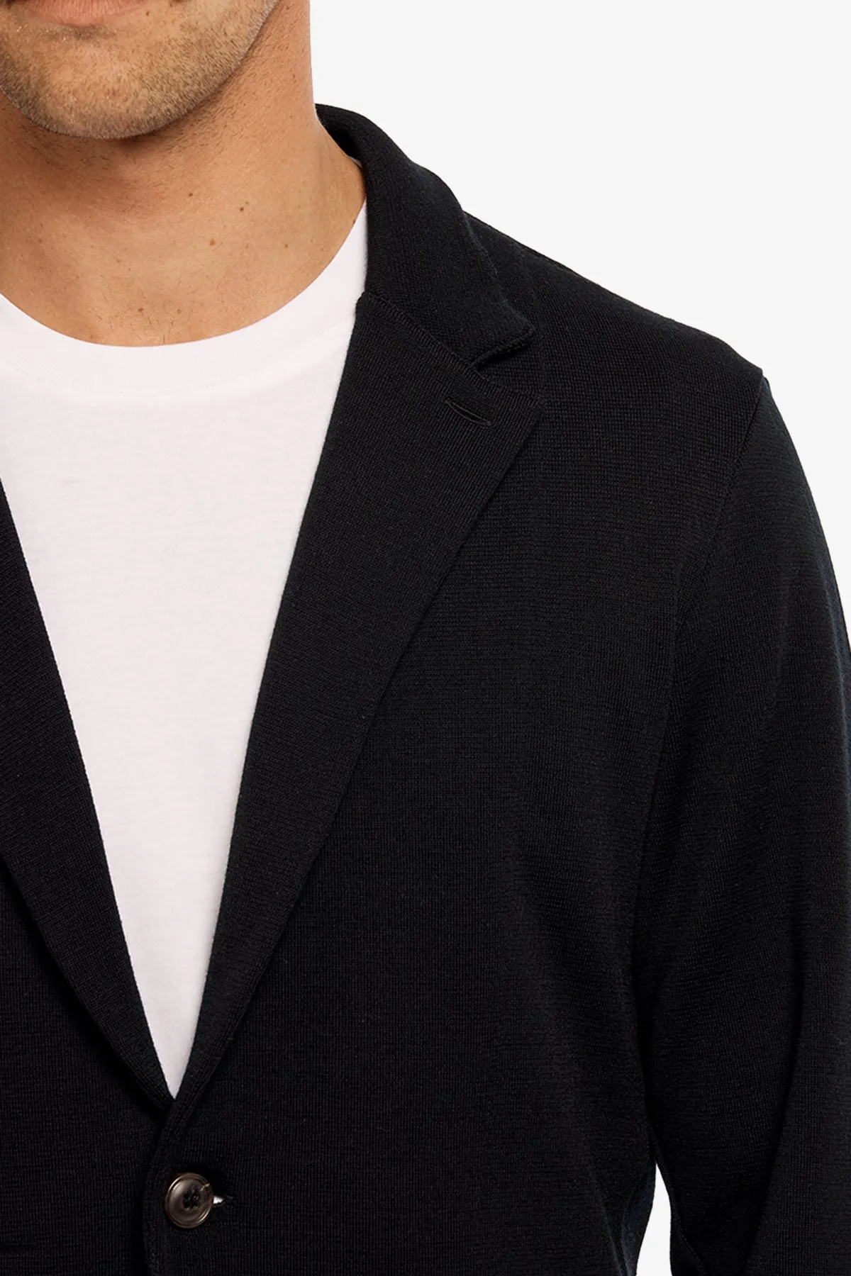 Flo - Black Cardigan Blazer