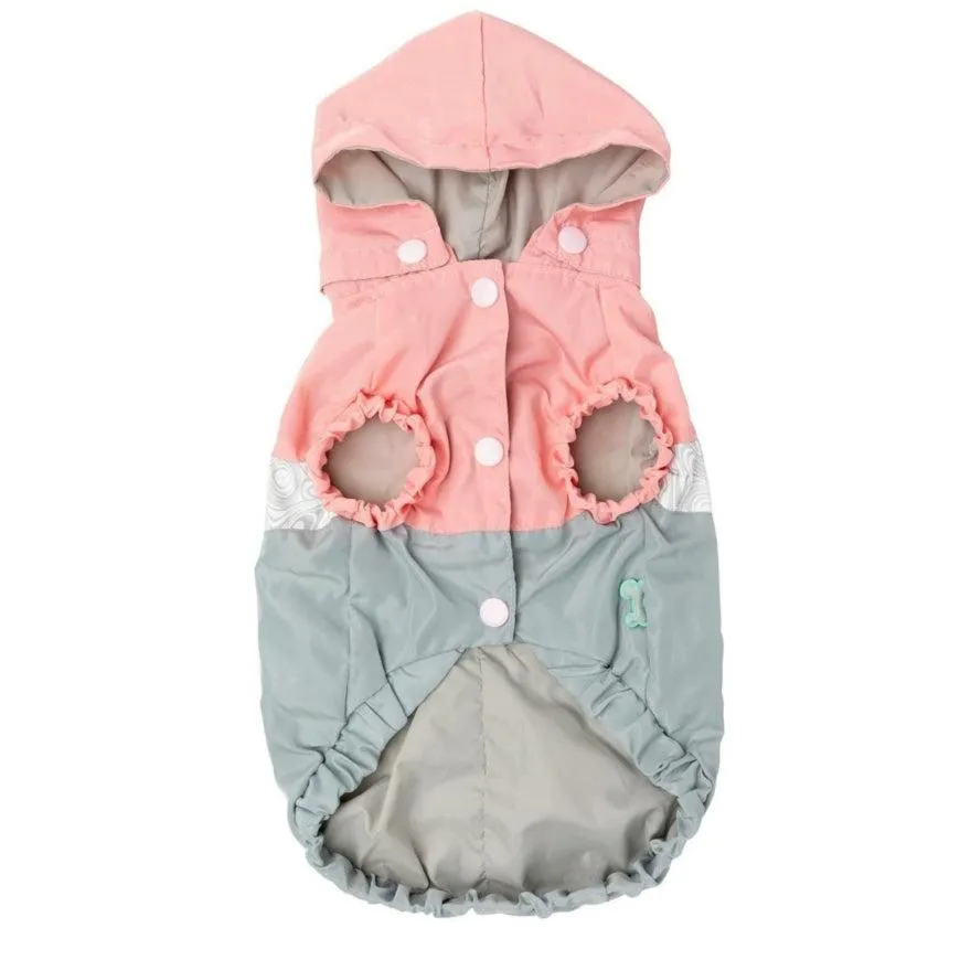 FuzzYard | The Seattle Raincoat - Pink and Grey