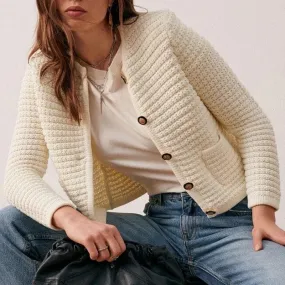 Gadot Statement Woolen Cardigan Coat