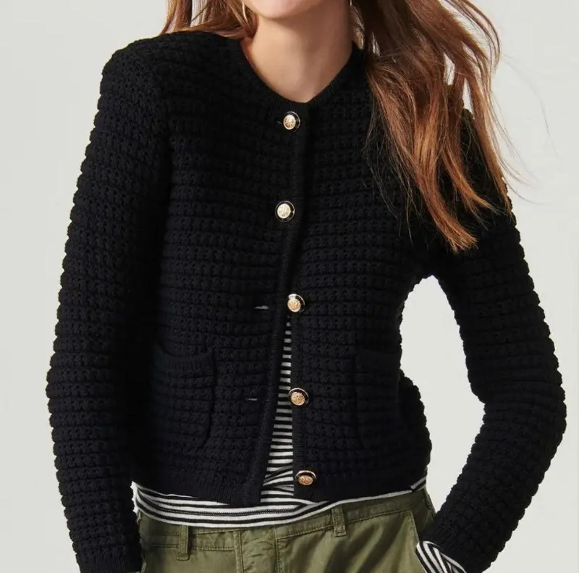 Gadot Statement Woolen Cardigan Coat