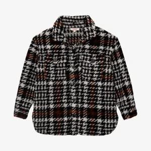 Girl houndstooth overshirt