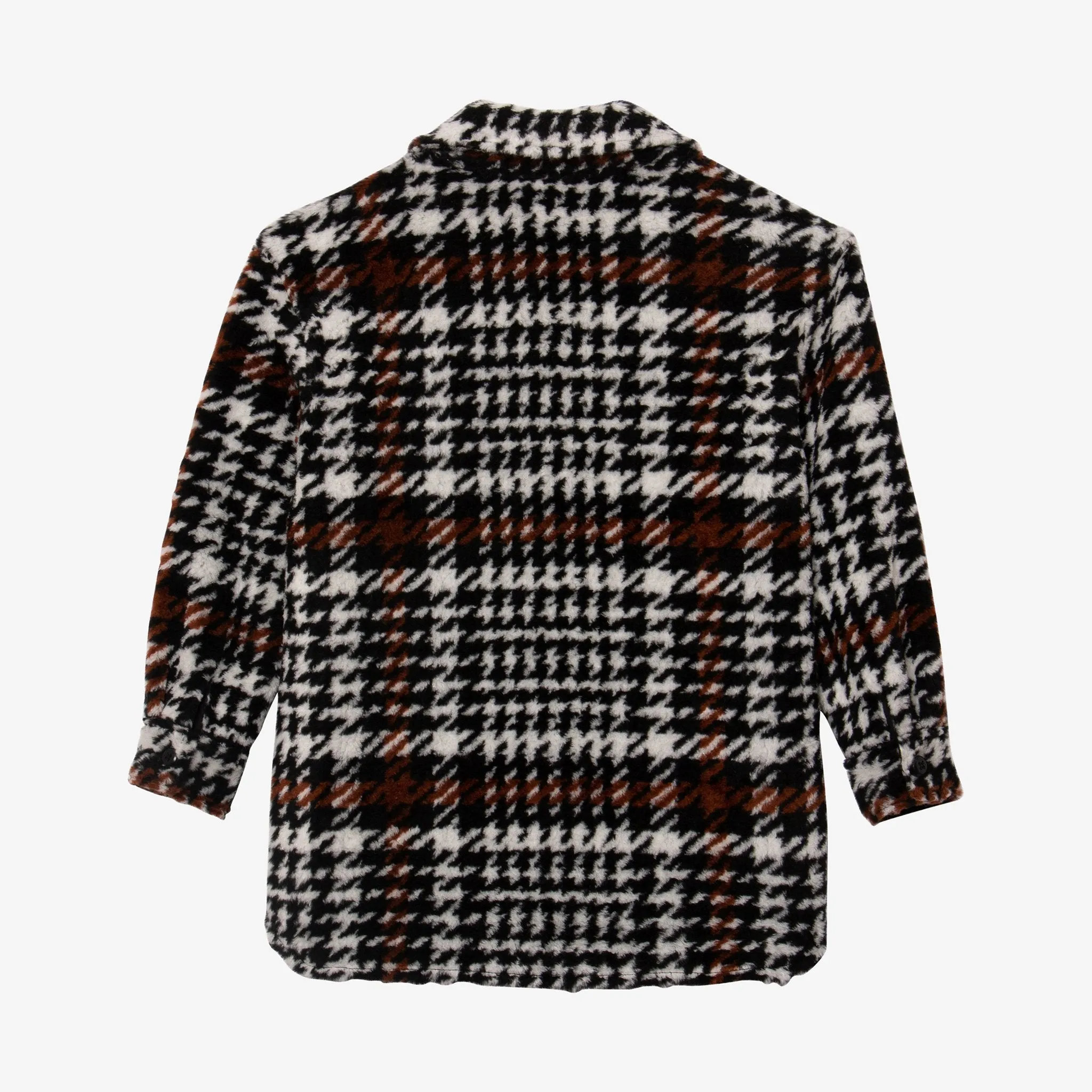 Girl houndstooth overshirt