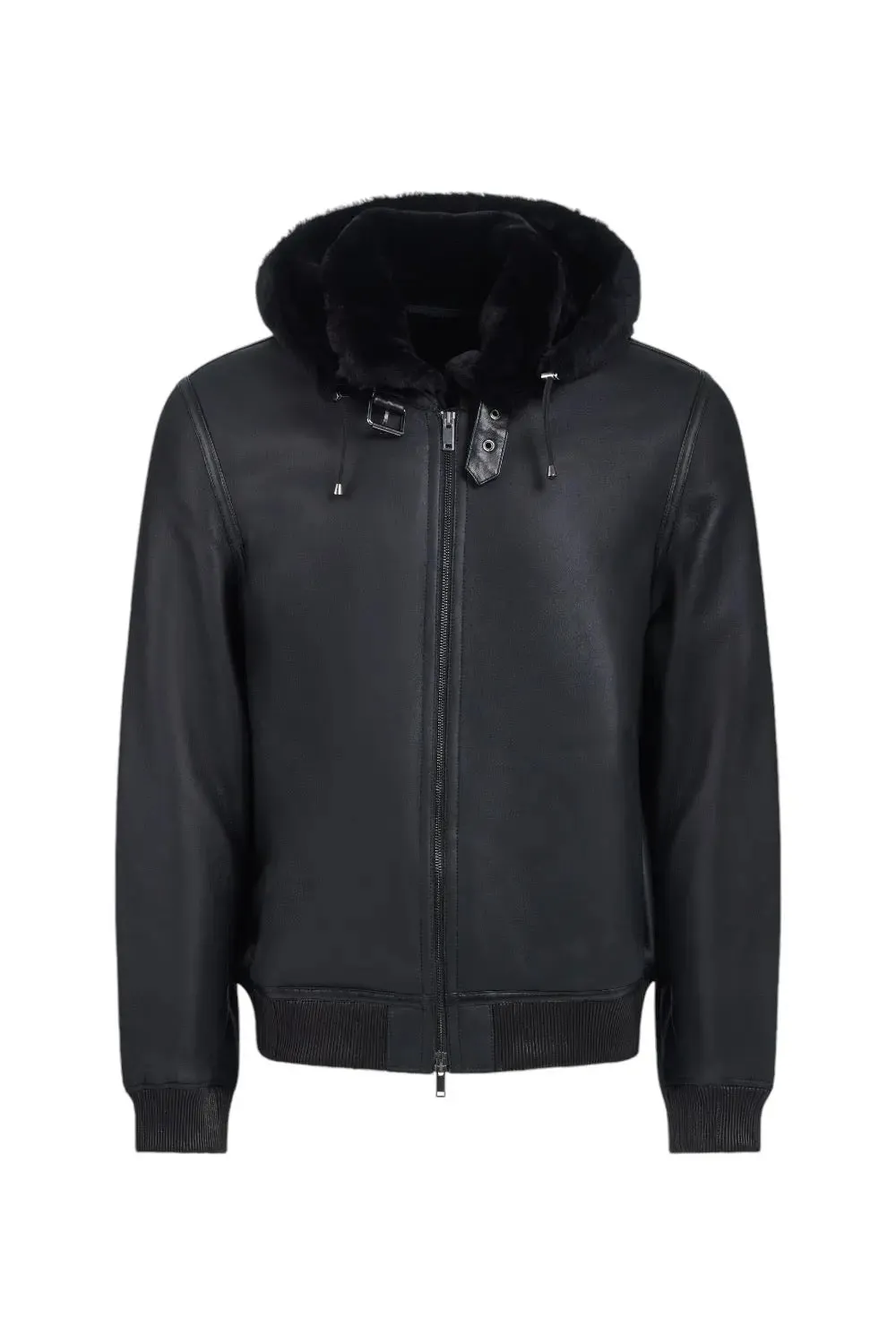 Giuliano Hooded Sheepskin Jacket