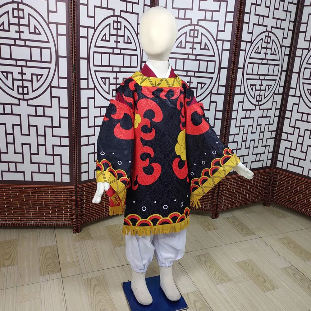 Kamado Tanjuurou Kids Kimono Outfits Halloween Carnival Costume Cosplay Costume