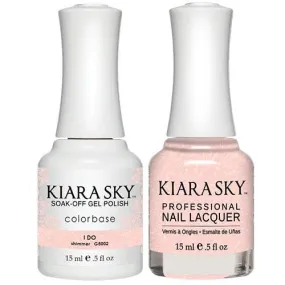 Kiara Sky All-in-One Gel   Polish Duo - 5002 I Do