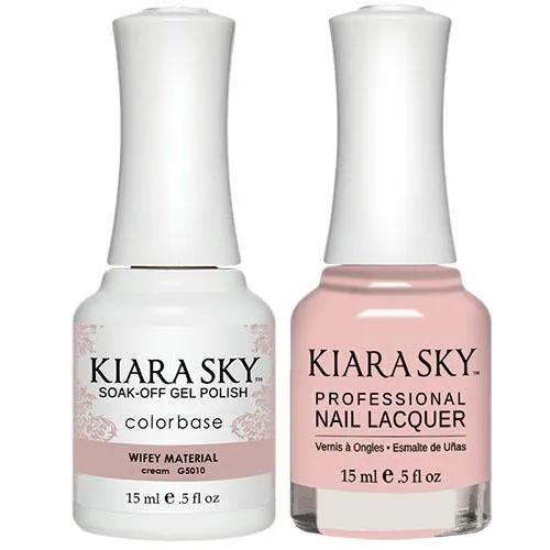 Kiara Sky All-in-One Gel   Polish Duo - 5010 Wifey Material