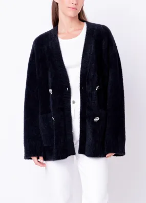 Knit Blazer Cardigan