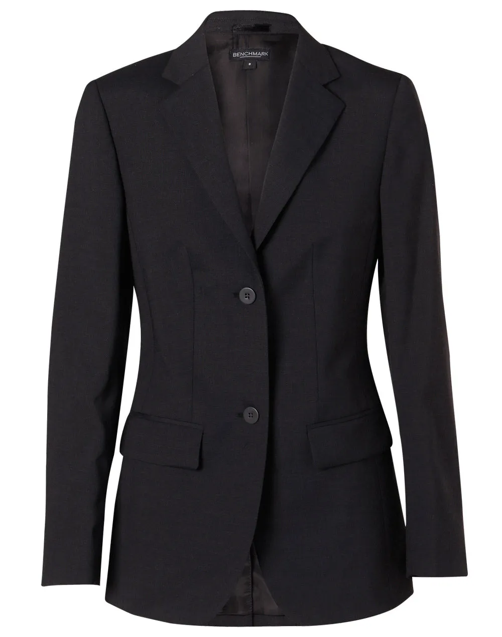 Ladies Wool Blend Stretch Mid Length Jacket - M9200