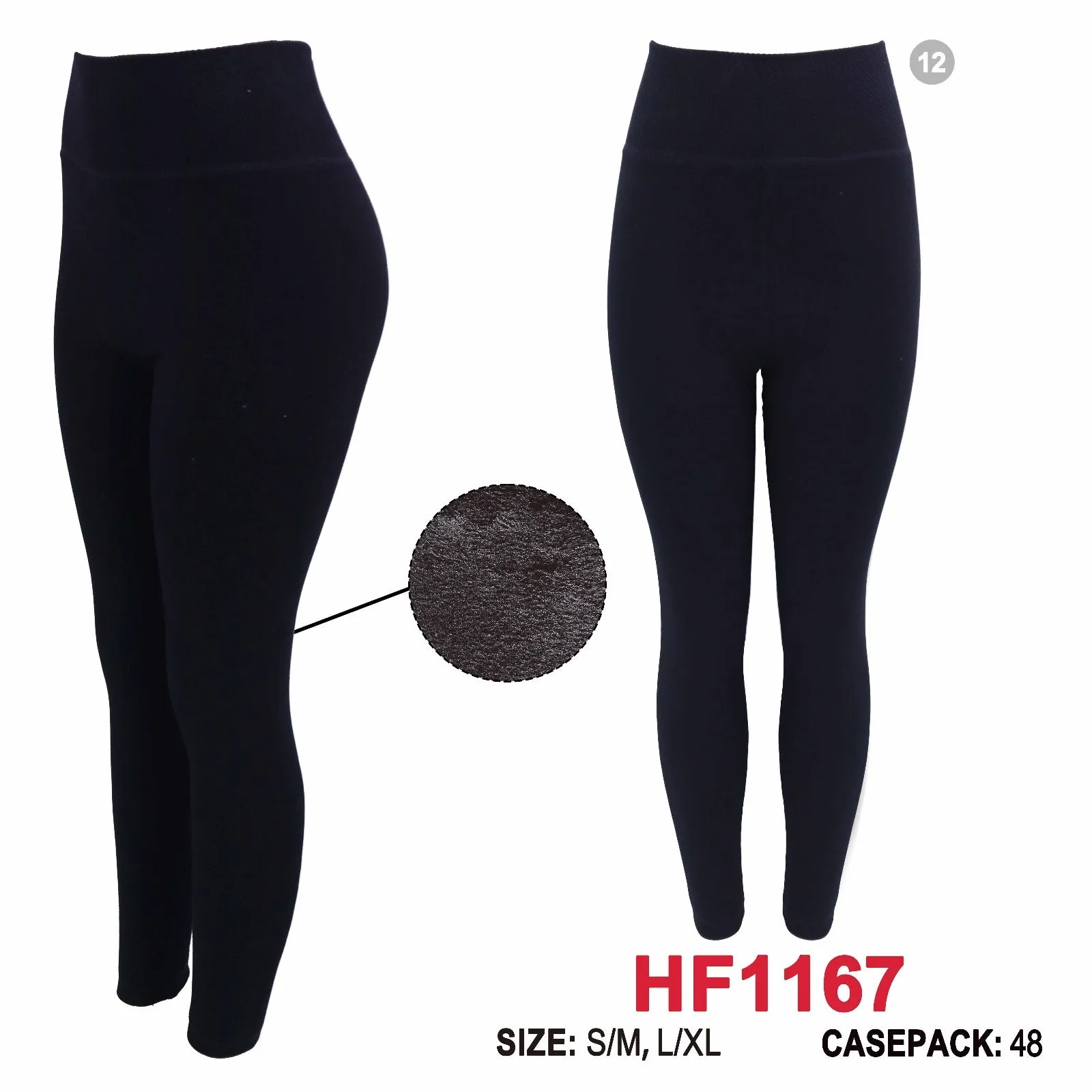 Lady Winter Warm Pants Lining Leggings HF1167