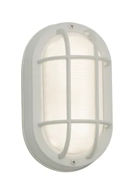 LED Outdoor Wall Sconce from the Cape Collection in White Finish by AFX Lighting