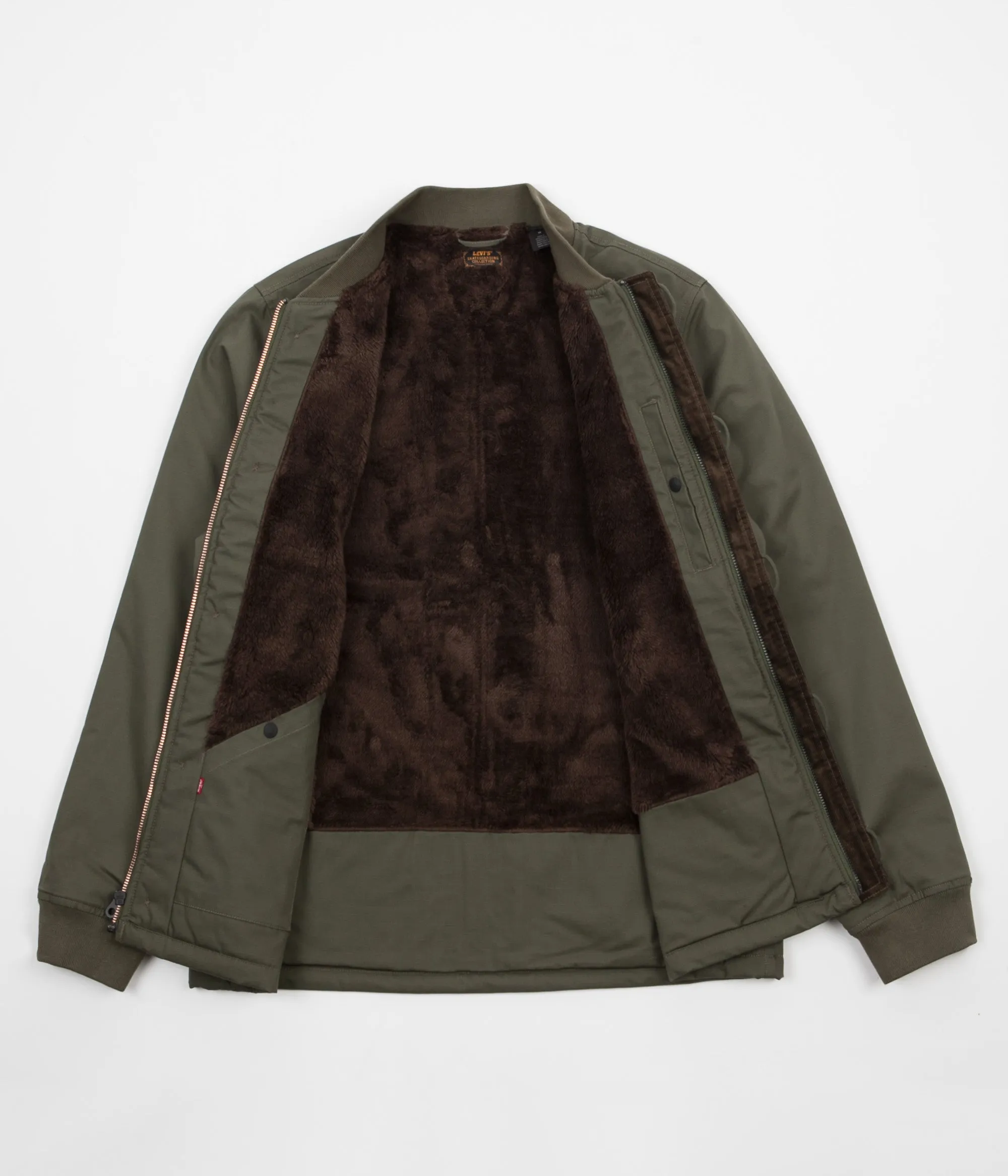 Levi's® Skate Pile Jacket - Olive Night