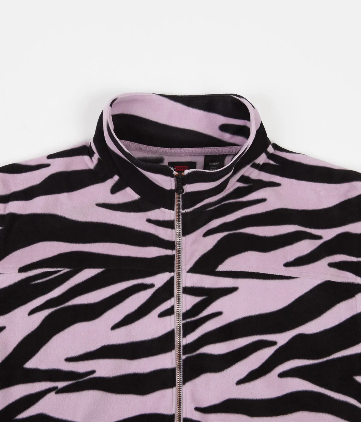 Levi's® Skate Zip Mock Neck Fleece - Zircon Lavender Frost